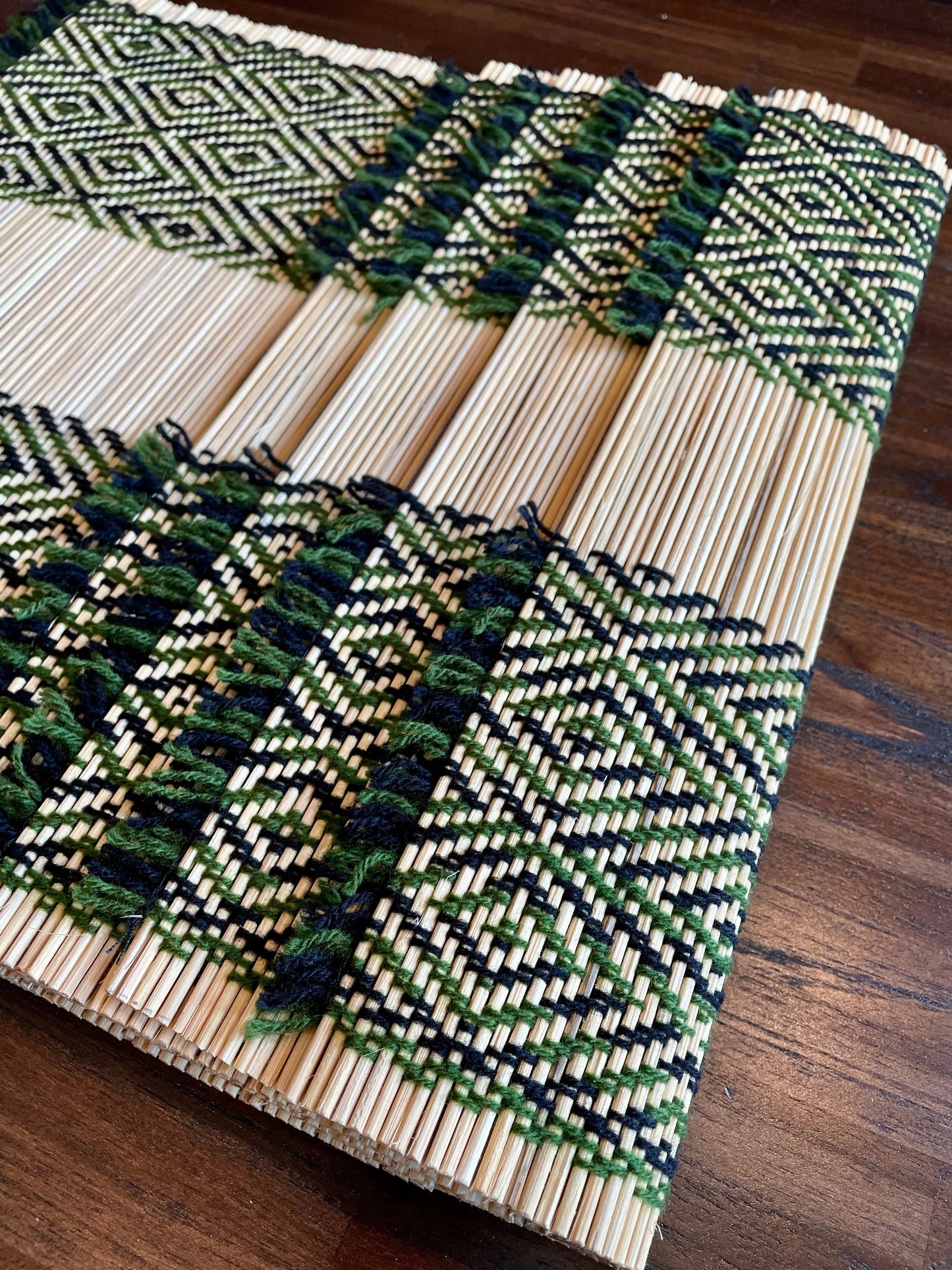 Bamboo and Cotton Yarn Placemat (Set for 2) DOT點子