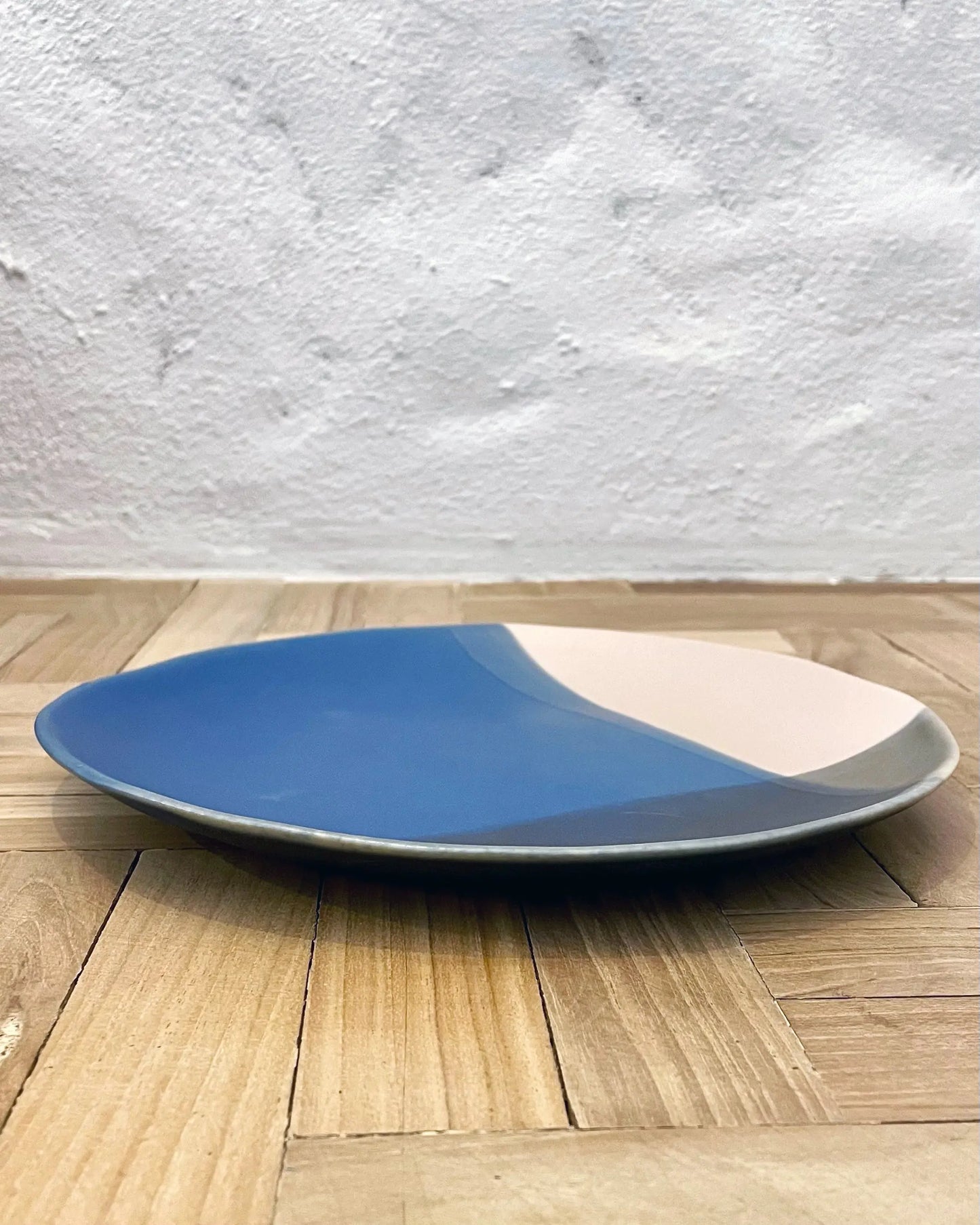 Mix Blue Geometric Plate Muak