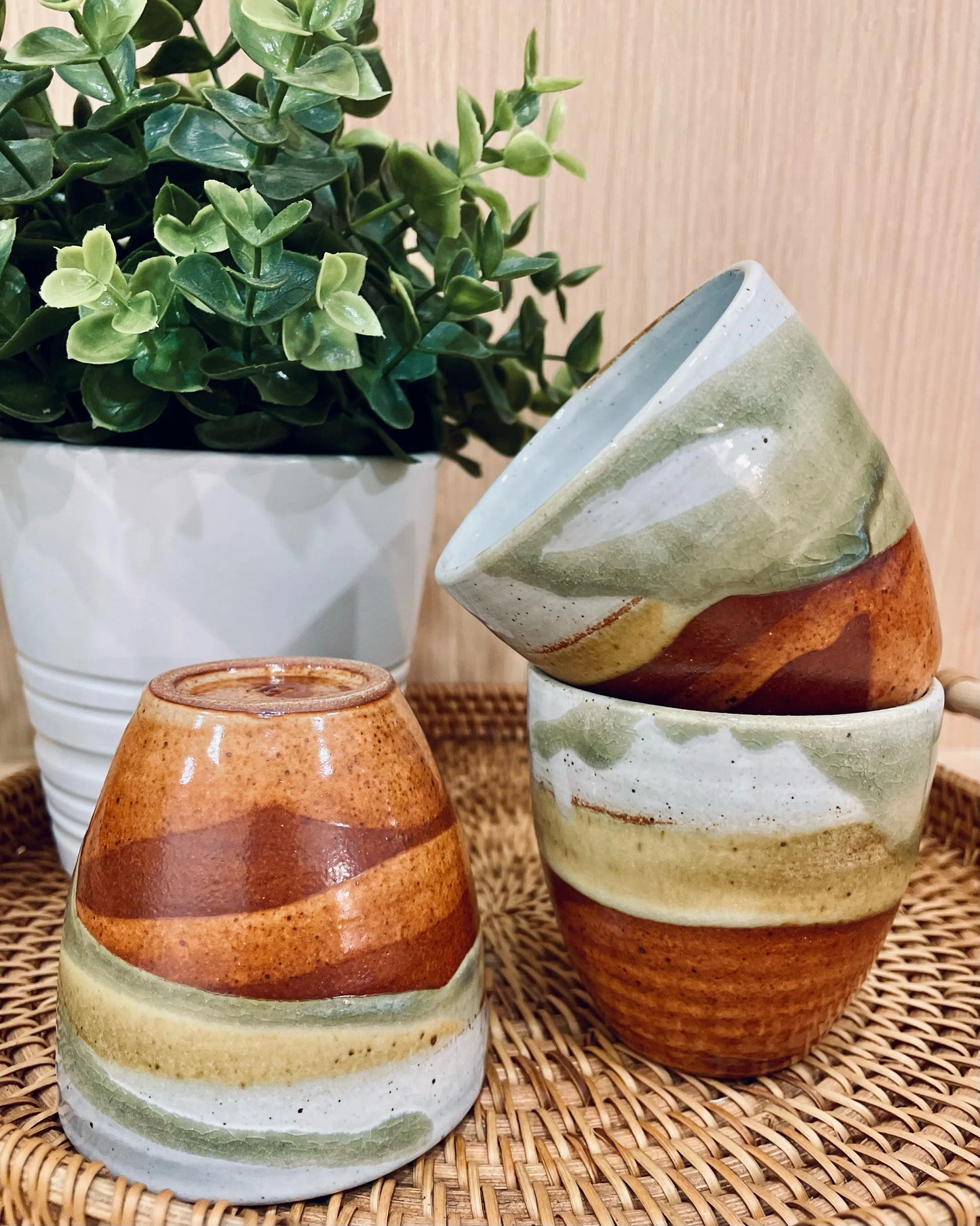 Mix Color Glaze Coffee Cup DOT點子