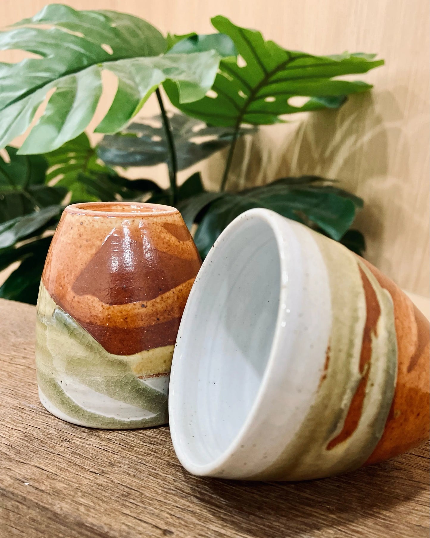 Mix Color Glaze Coffee Cup DOT點子