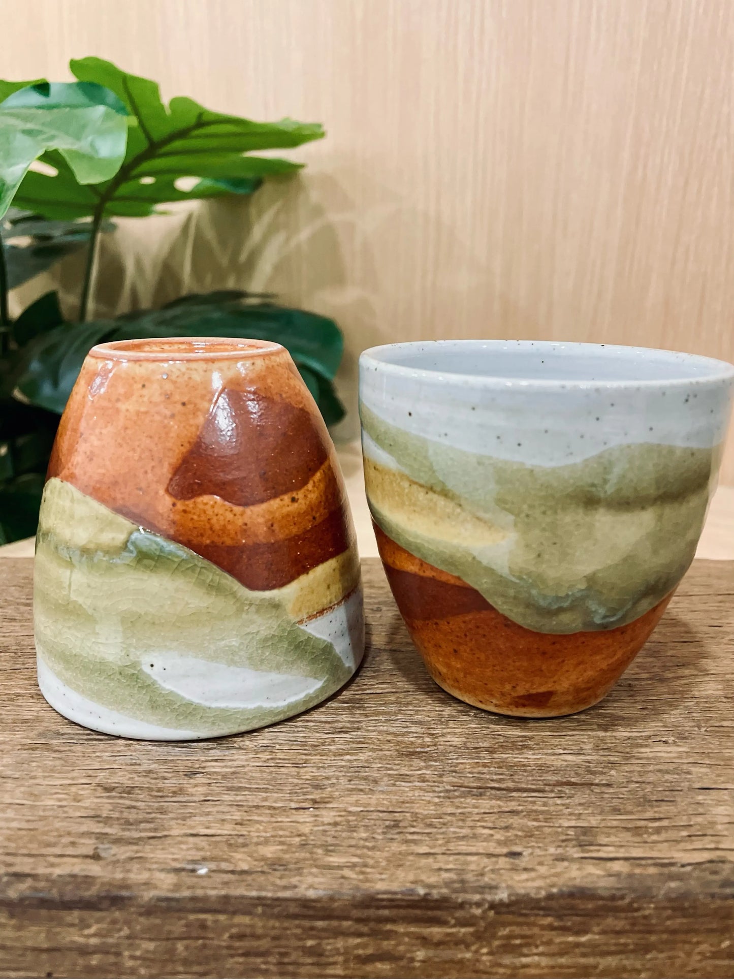 Mix Color Glaze Coffee Cup DOT點子