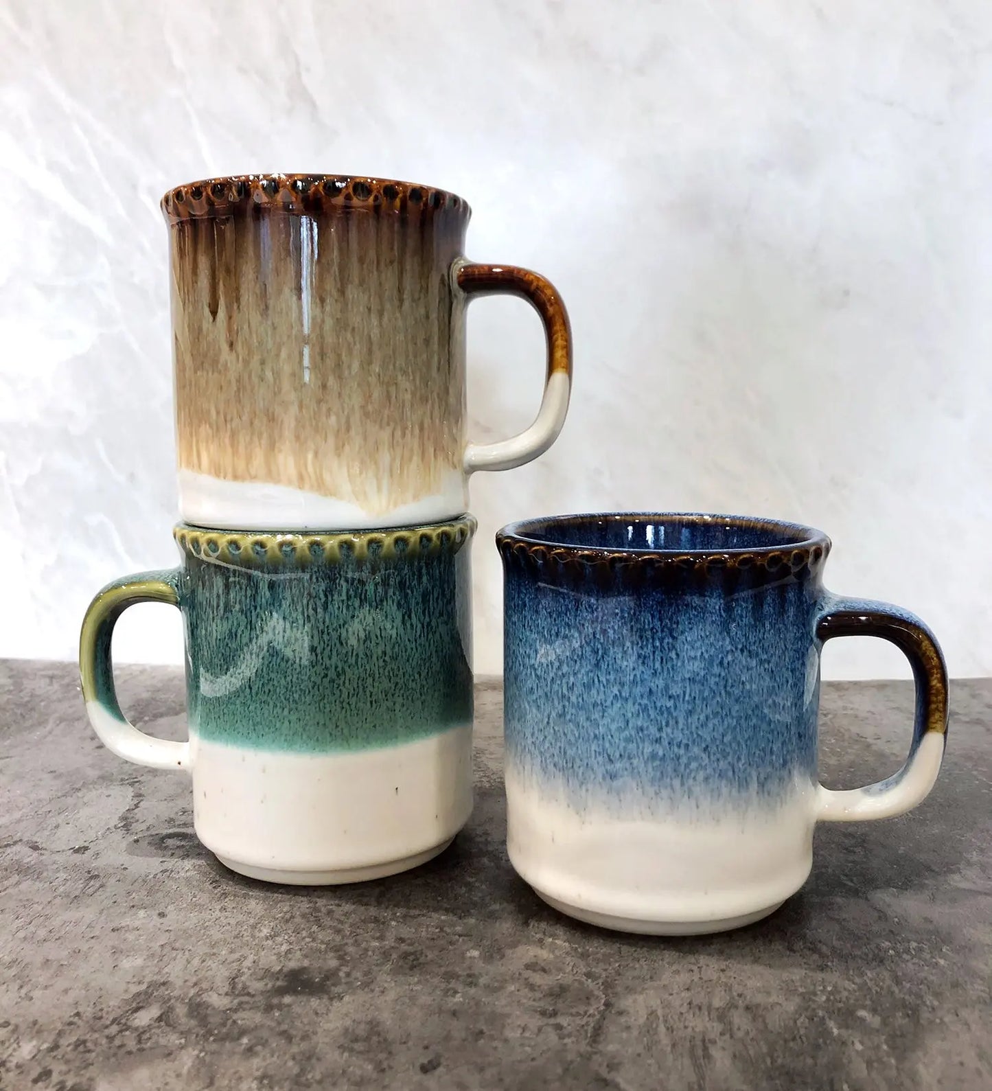 Ridge series Mino Ware Coffee Mug Super Delivery - Aito