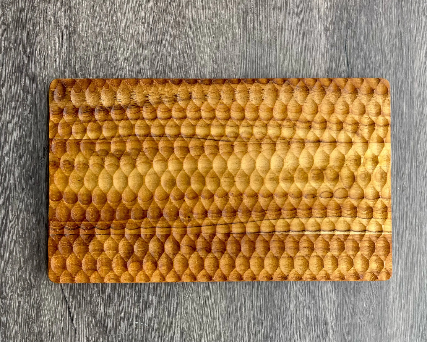 Textured Wooden Plate (Rectangle) The Story Lifestyle