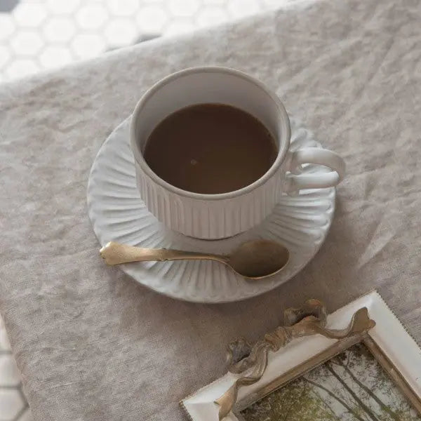 Antique Coffee Cup with Saucer Super Delivery - YAMANI