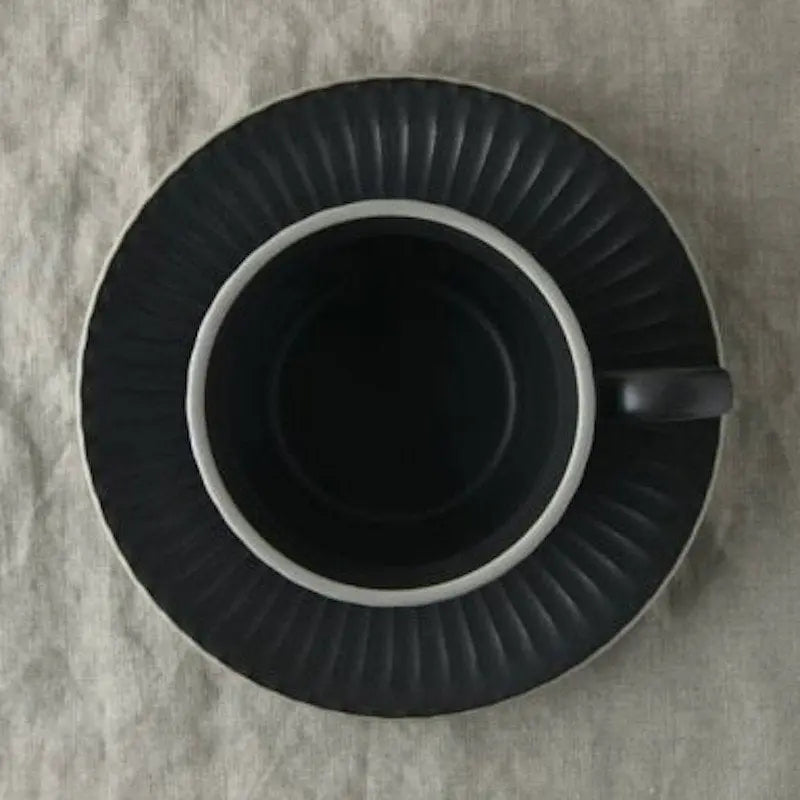 Antique High Coffee Cup with Saucer Pottery Super Delivery - YAMANI