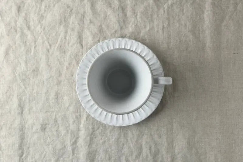 Antique High Coffee Cup with Saucer Pottery Super Delivery - YAMANI