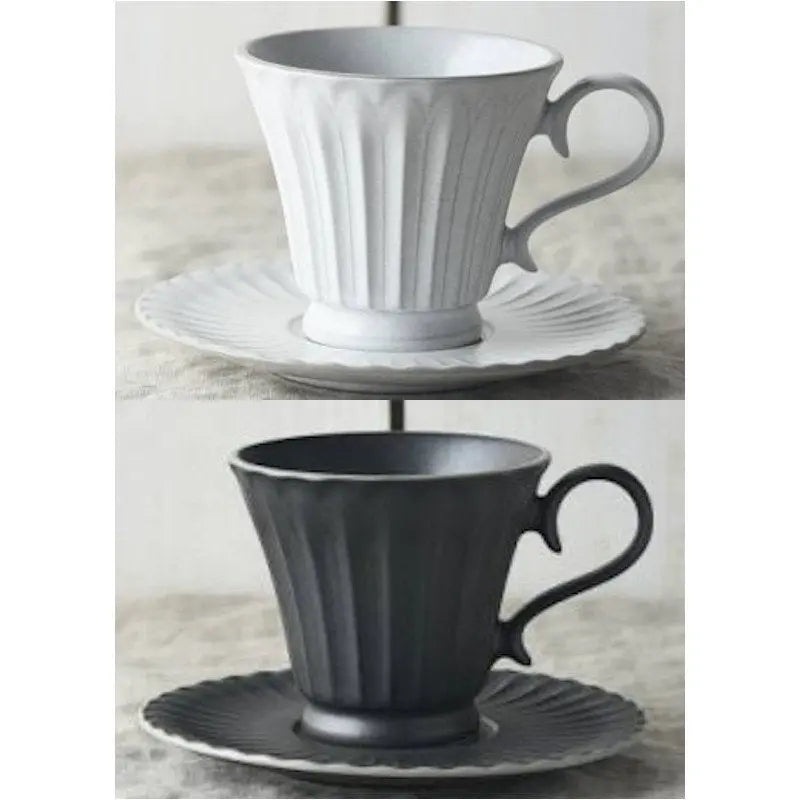 Antique High Coffee Cup with Saucer Pottery Super Delivery - YAMANI
