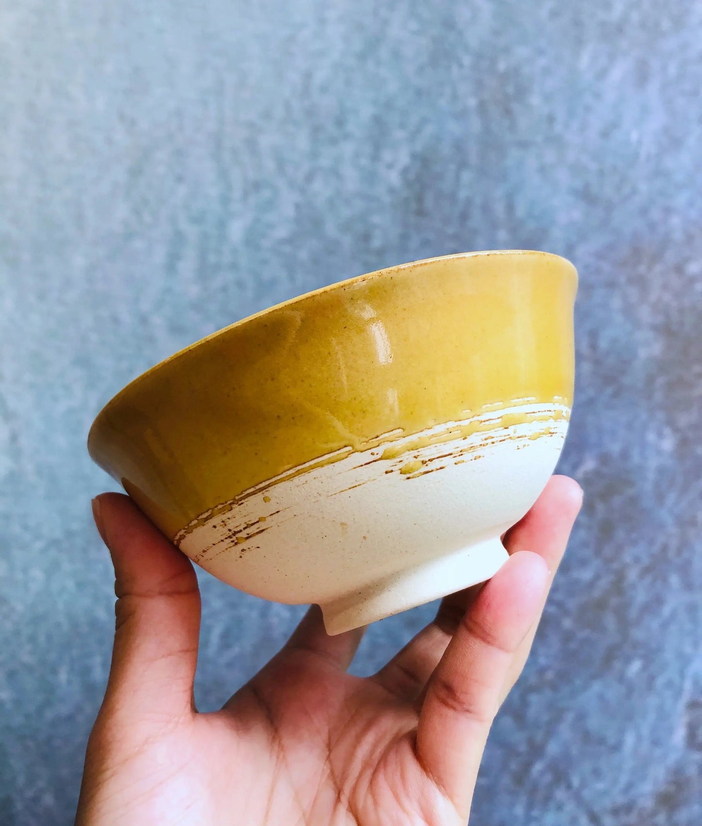 Glossy Pottery Rice Bowl Super Delivery - Chips Japan