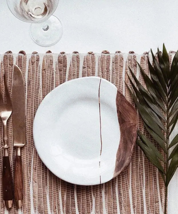 Hand Painted Plates with Gold Luster ETSY - Tiletiletesto