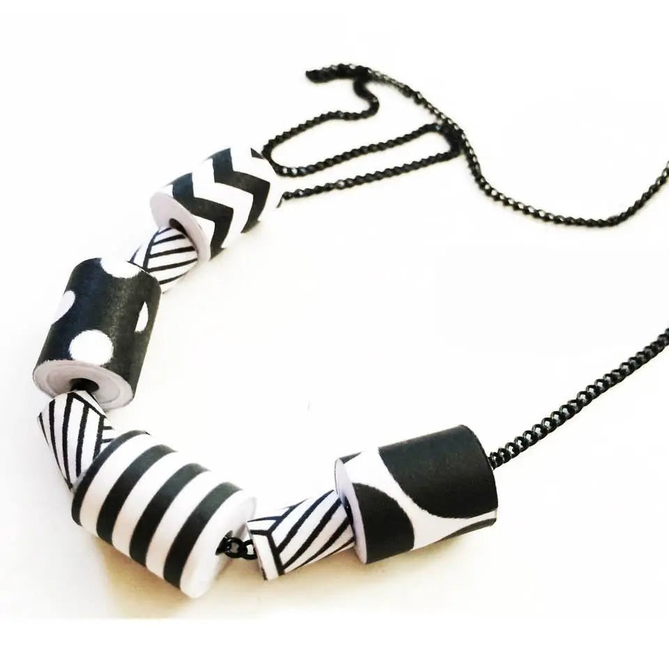Handicraft Reused Paper Necklace - (Minuscolo) Basic Teeory
