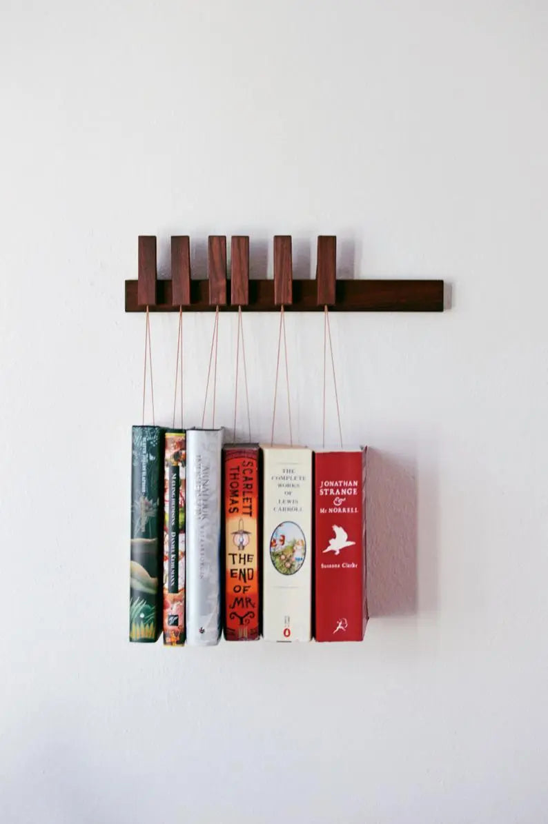 Handmade hanging book rack ETSY - AGUSTAVfurniture