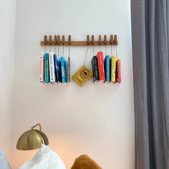 Handmade hanging book rack ETSY - AGUSTAVfurniture