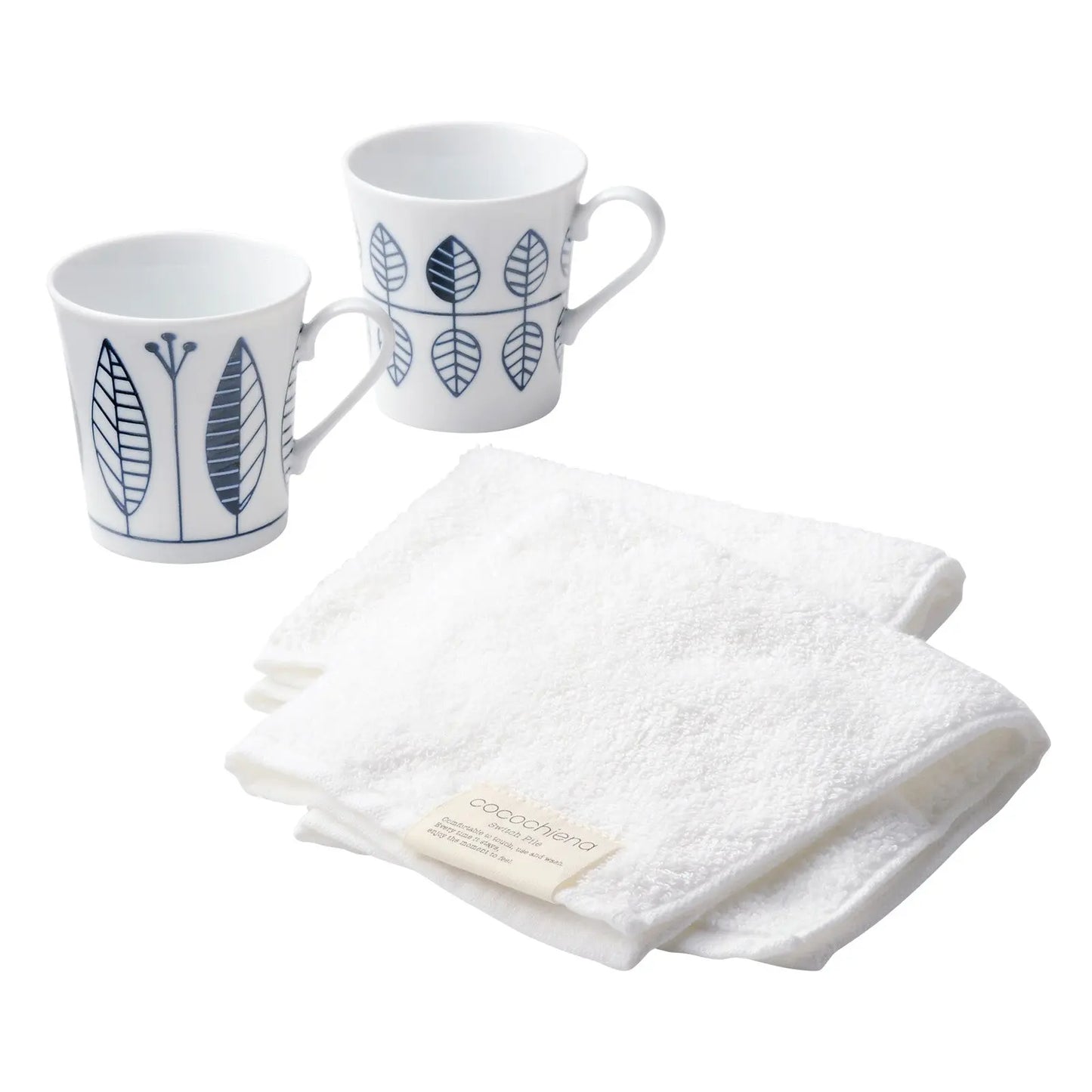 KRUUNU KUKKIA Mug Fluffy Towel Set Super Delivery - OGURA TOKI
