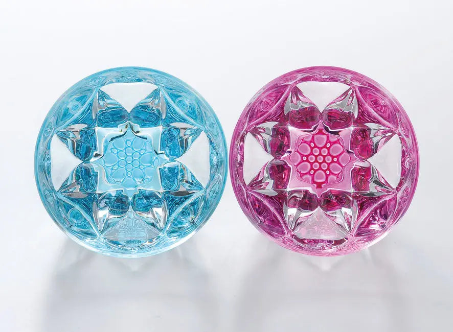 Kaleidoscope Glass Cup (2pcs/set) Super Delivery - Aito