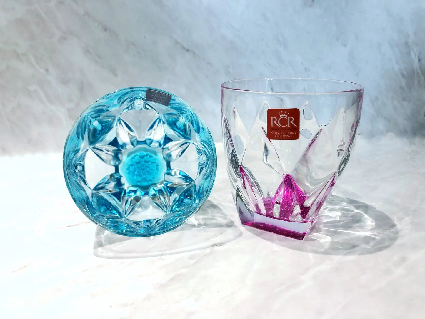 Kaleidoscope Glass Cup (2pcs/set) Super Delivery - Aito