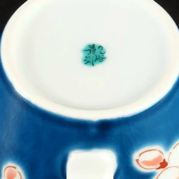 Kutani Mug (Yellow/ Blue) Super Delivery - KUTANIYAKI TOUJUDOU