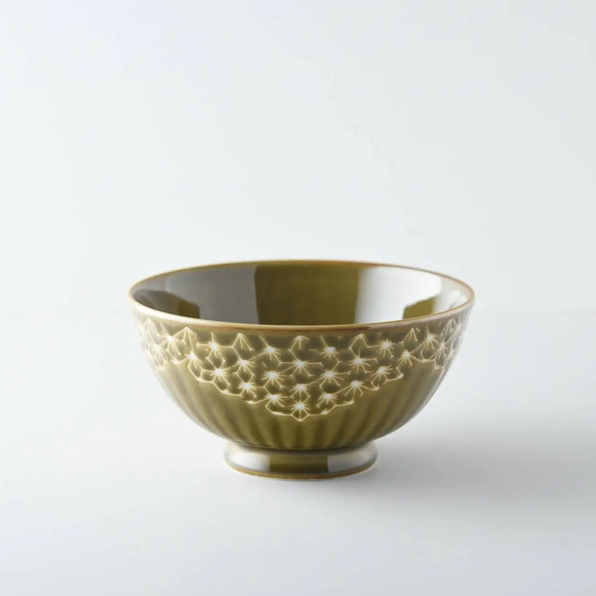 Linen pattern Large Rice Bowl Super Delivery - YAMANI