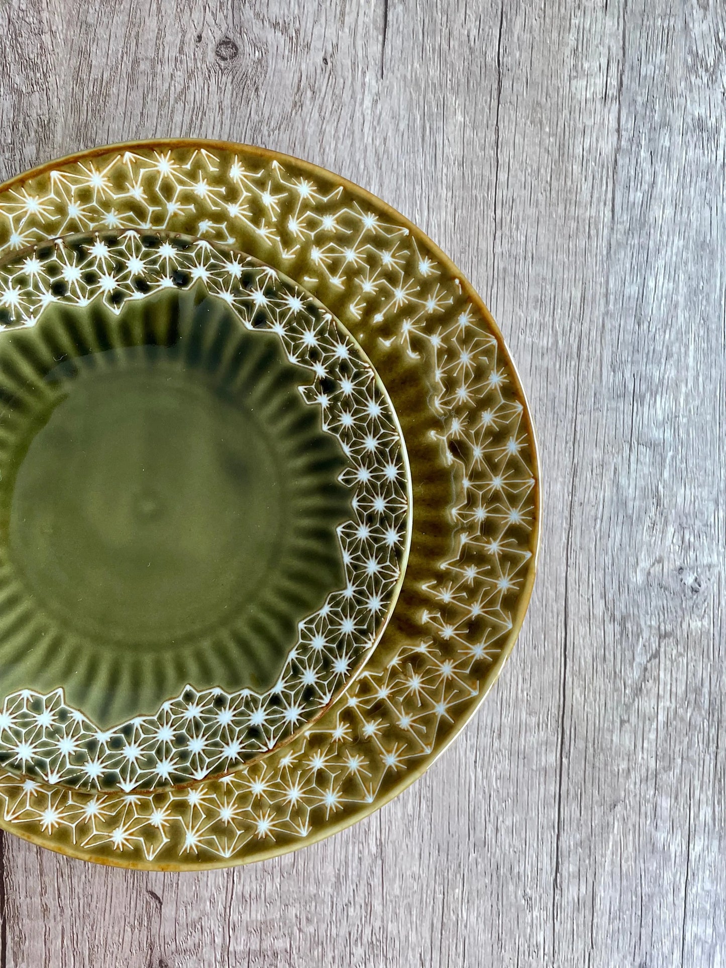 Linen pattern Plate Super Delivery - YAMANI