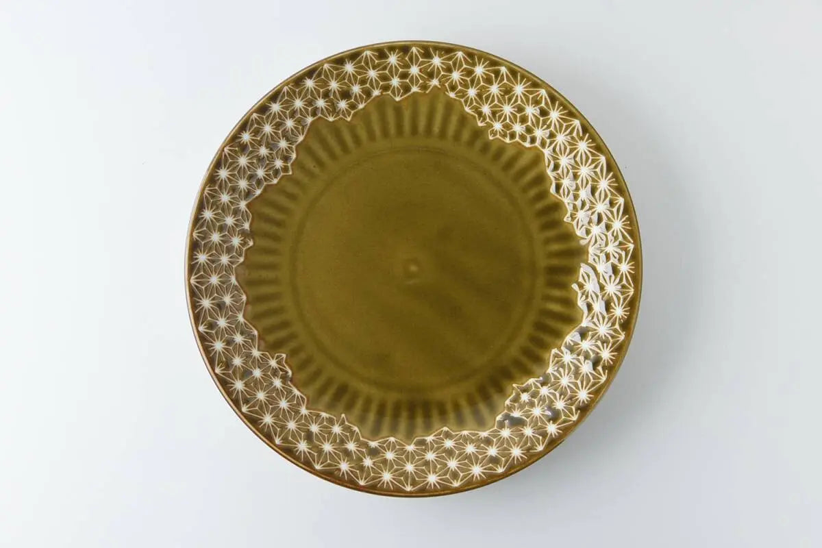 Linen pattern Plate Super Delivery - YAMANI
