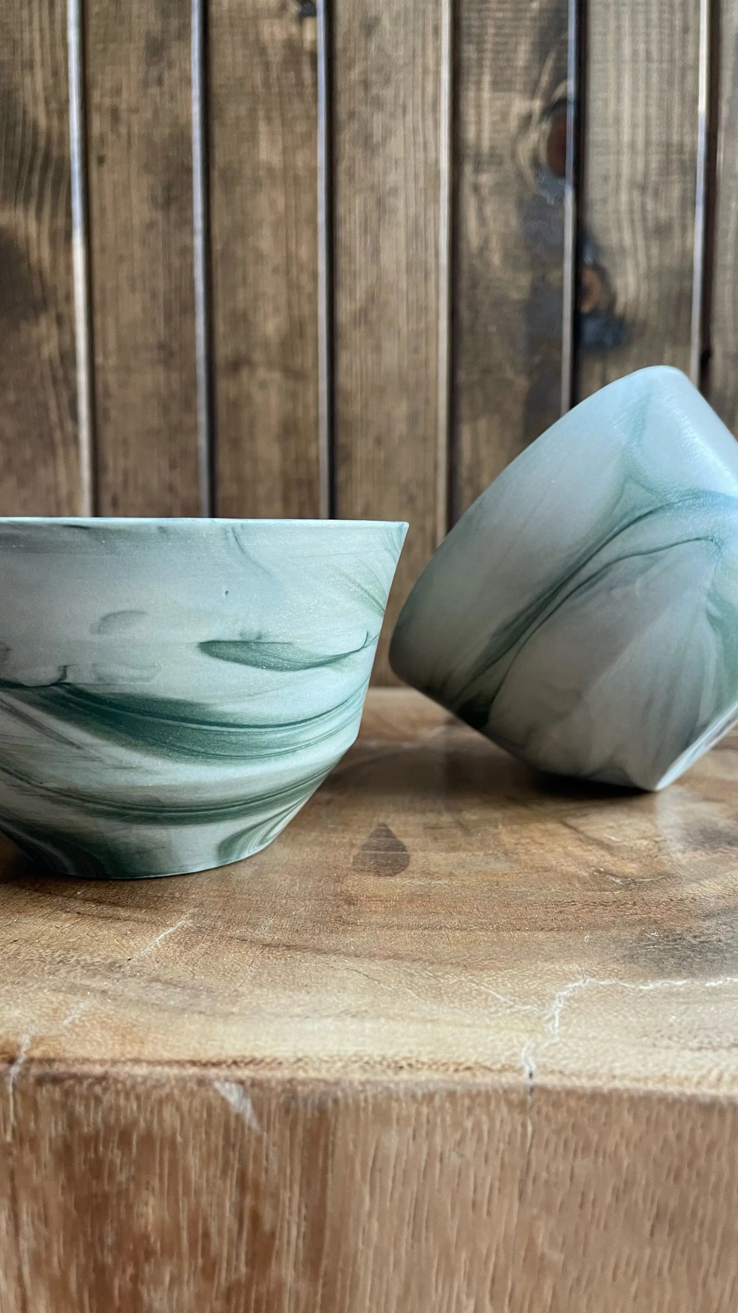 Marble Gibbon Tea Cup/ Coffee Cup Cone no.9