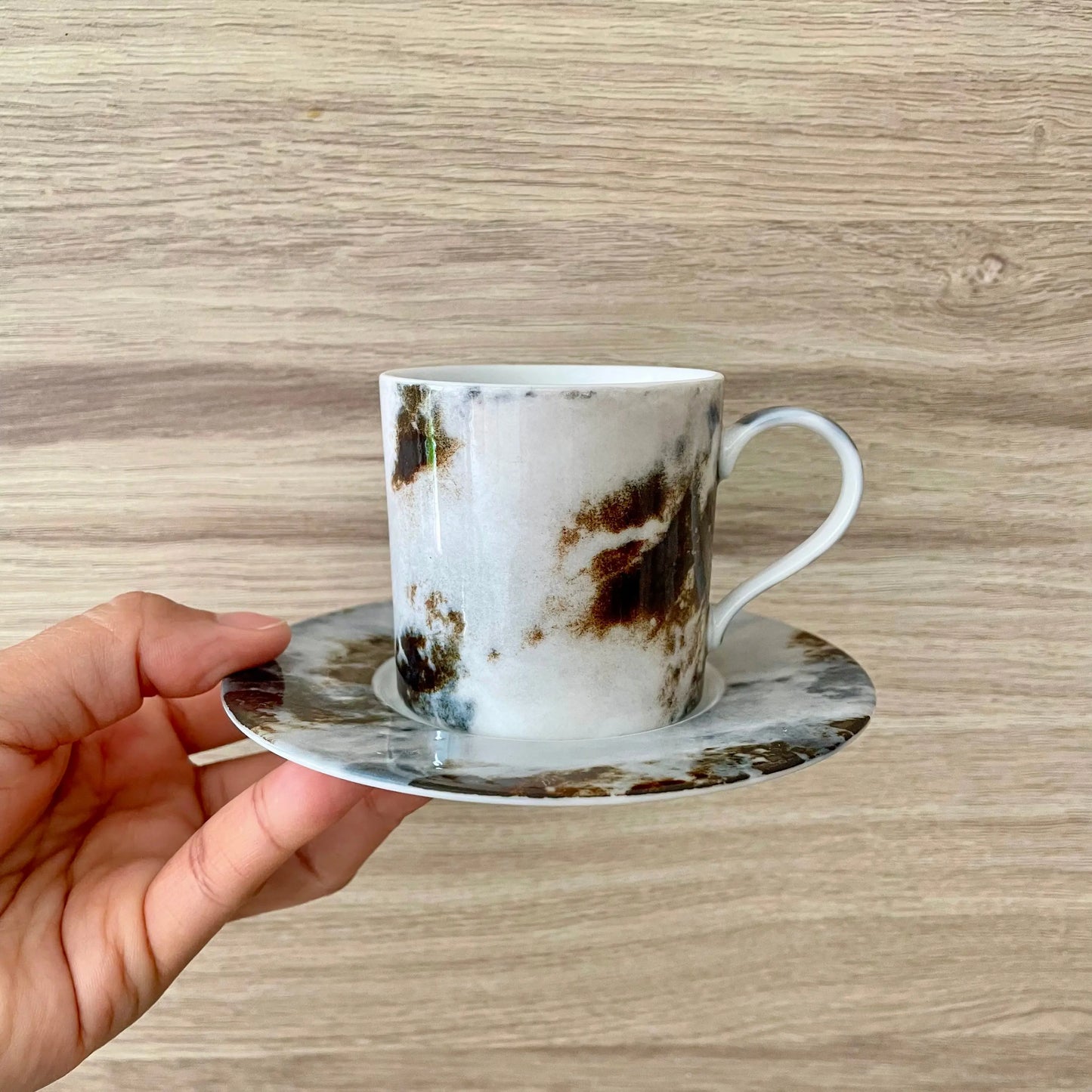 Marble Minoware Cup & Saucer Super Delivery - Cierto