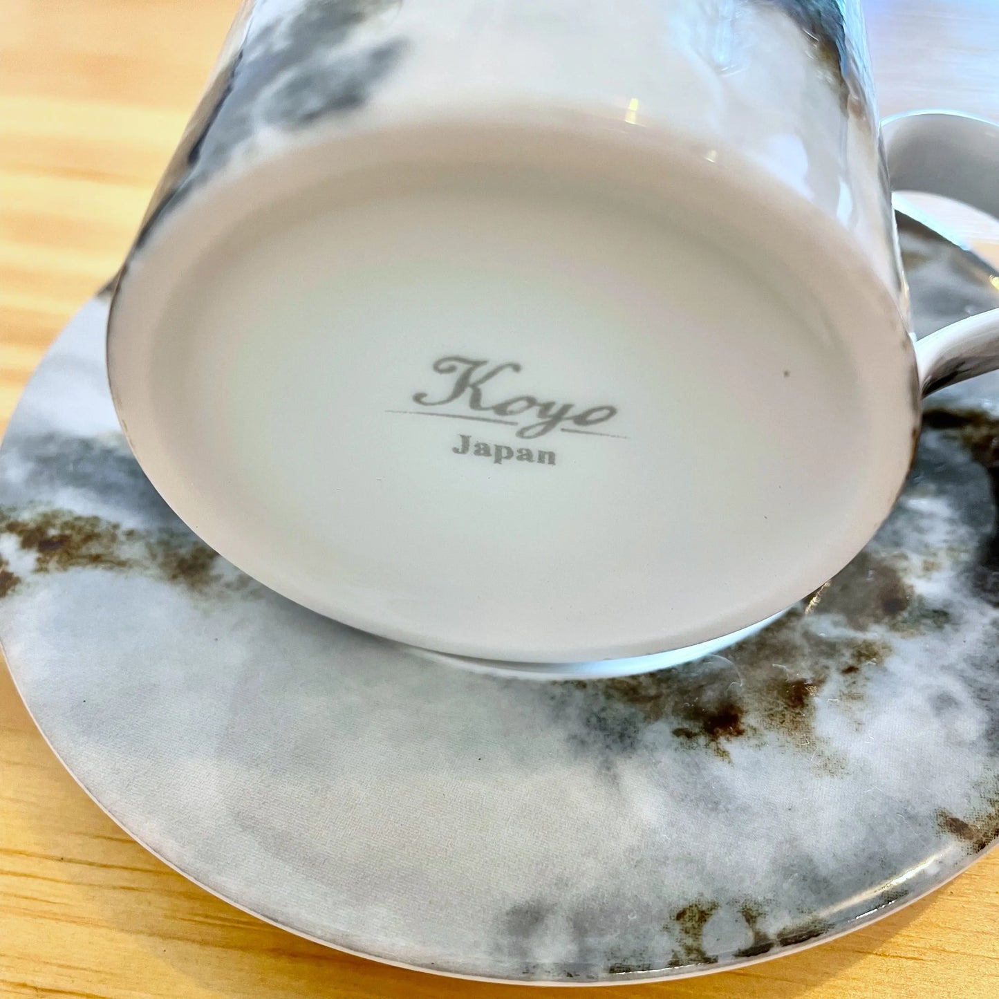 Marble Minoware Cup & Saucer Super Delivery - Cierto