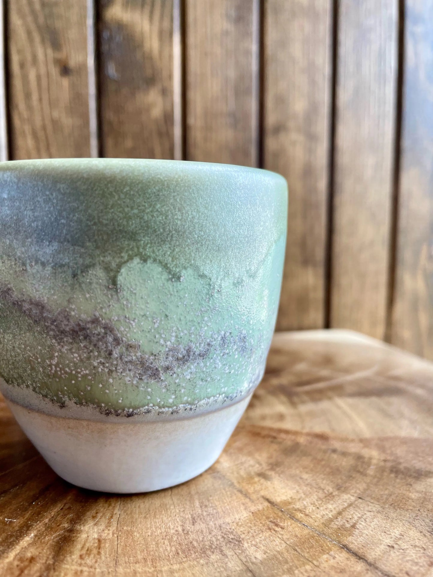 Marble Silver Green Coffee Cup Cone No.9