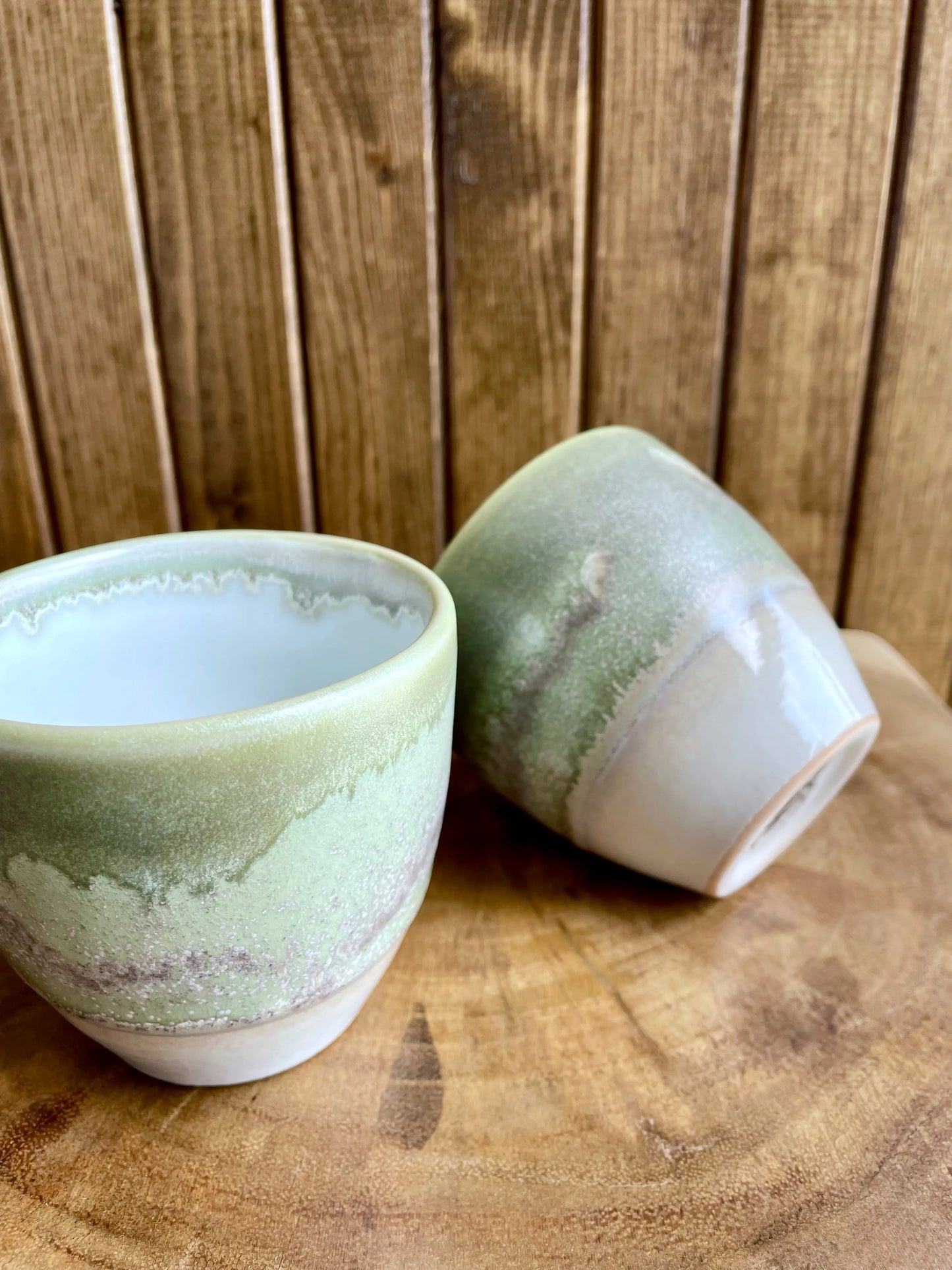 Marble Silver Green Coffee Cup Cone No.9
