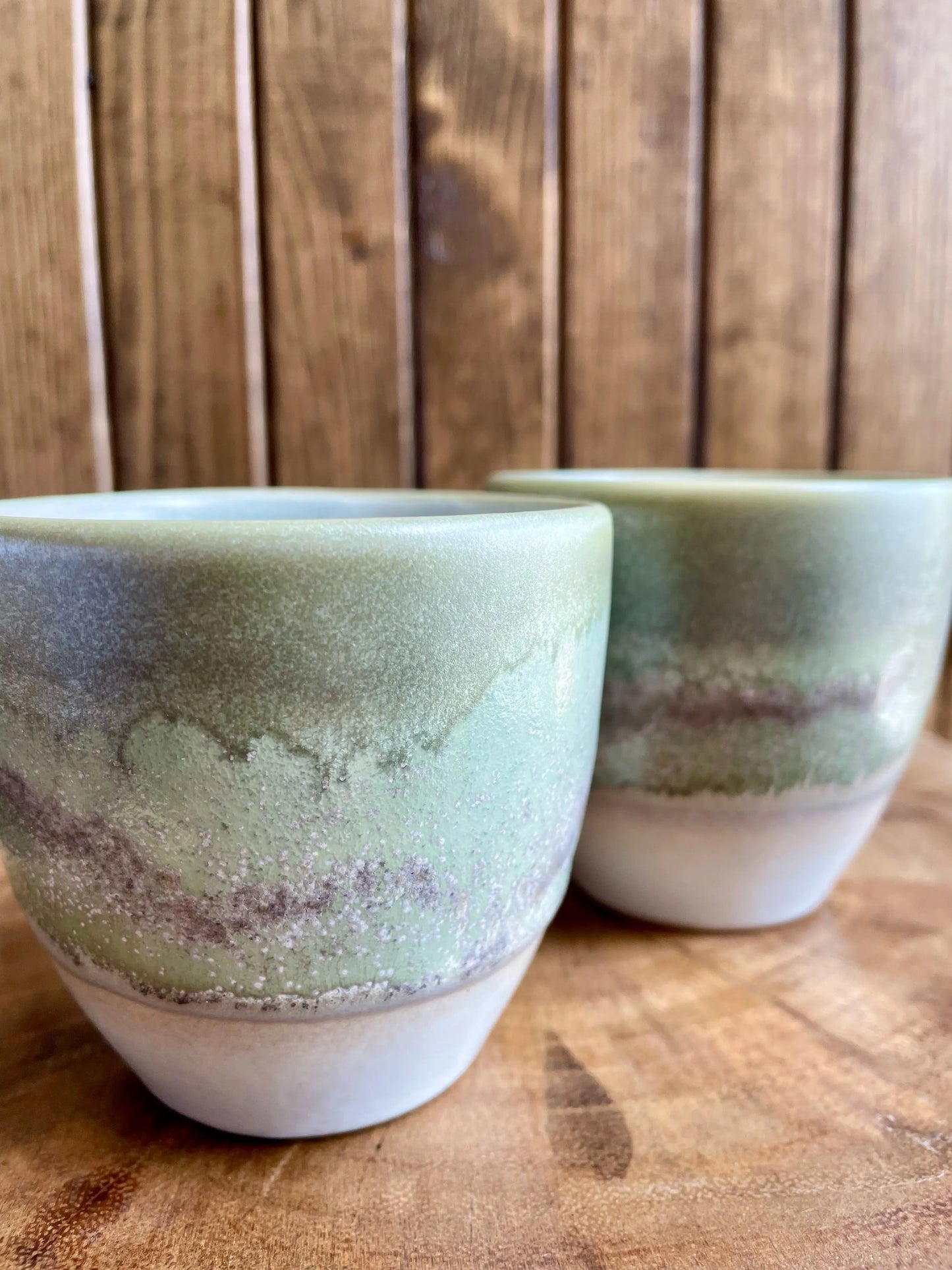 Marble Silver Green Coffee Cup Cone No.9