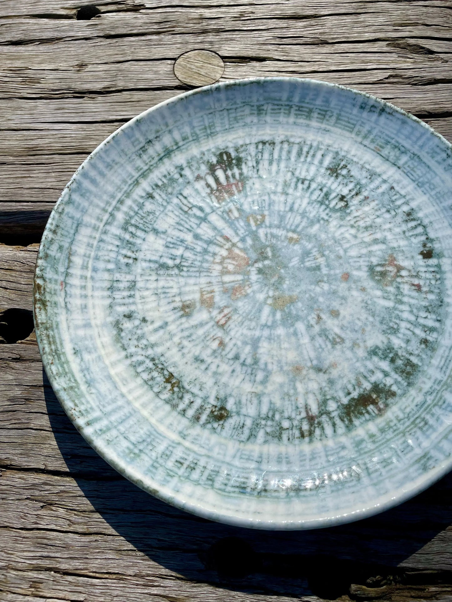Odette Olive Round Plate David Jones