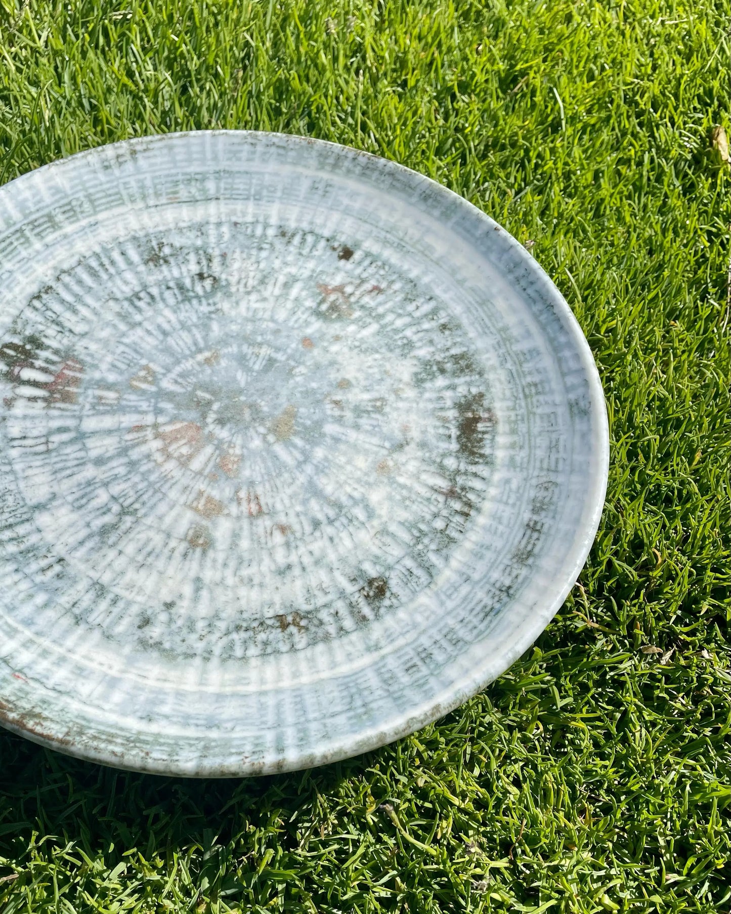 Odette Olive Round Plate David Jones