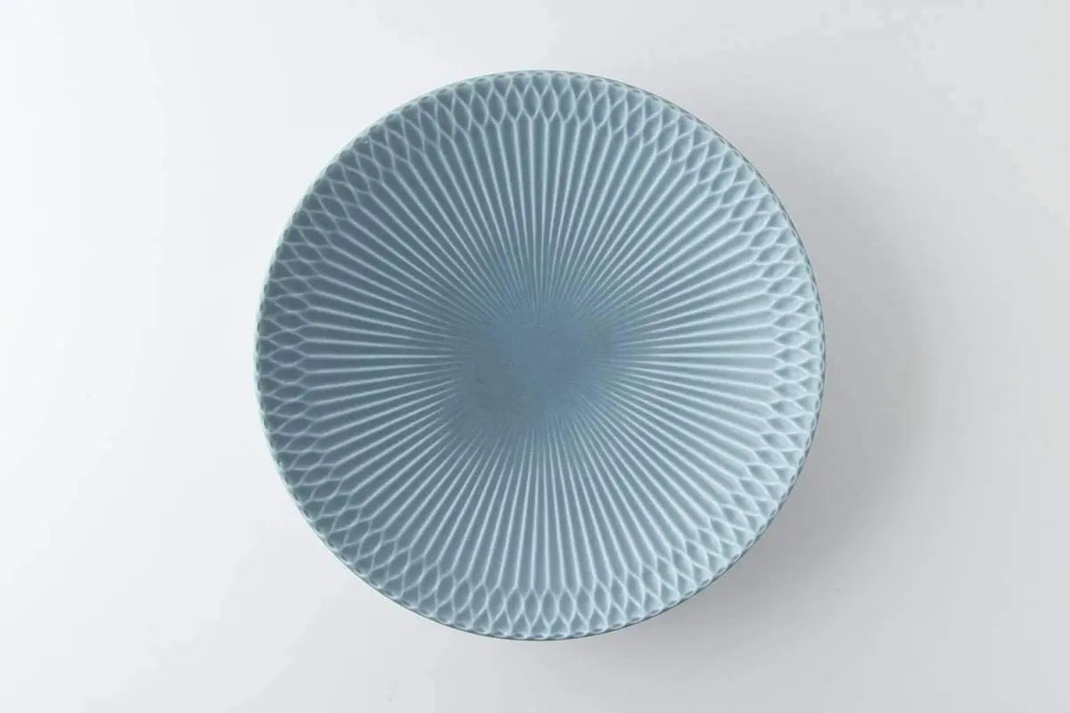 小田陶器 Plate (Gray Blue ) Super Delivery - YAMANI