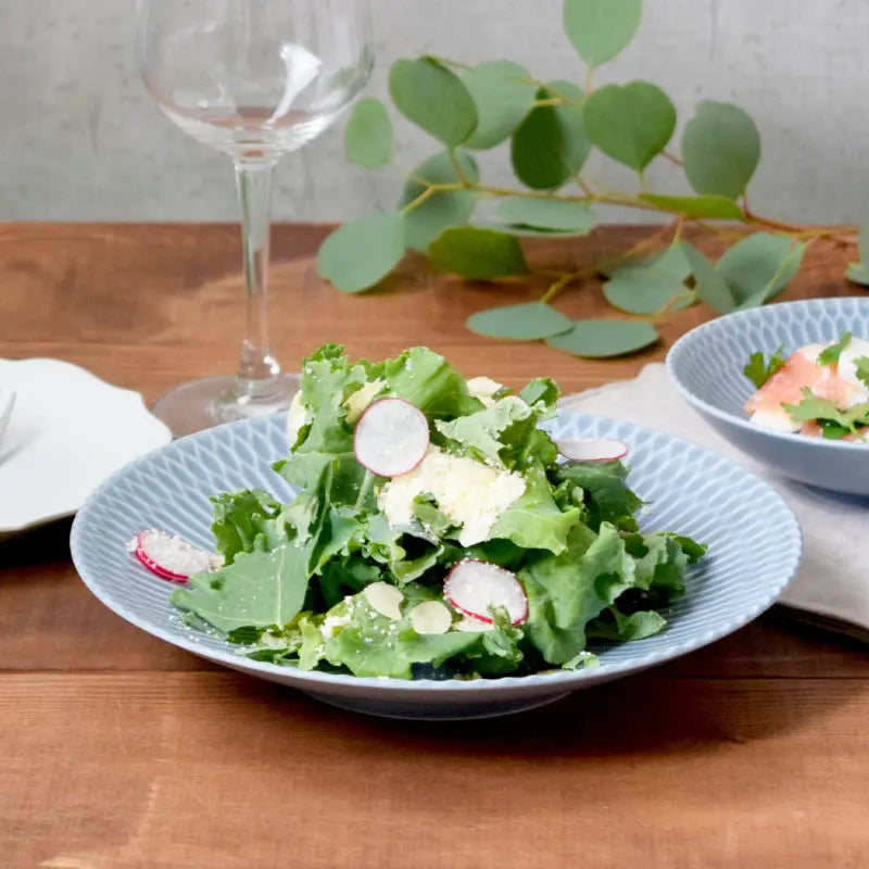 小田陶器 Plate (Gray Blue ) Super Delivery - YAMANI