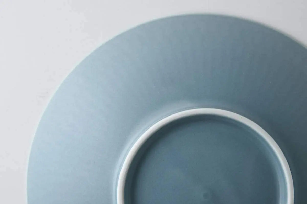 小田陶器 Plate (Gray Blue ) Super Delivery - YAMANI