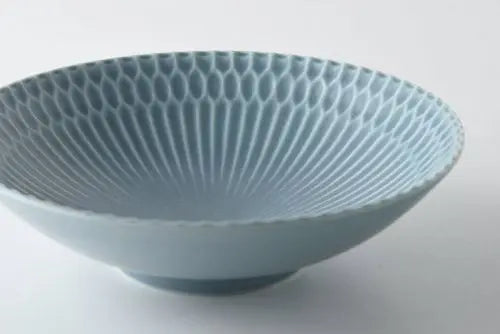 小田陶器 Plate (Gray Blue ) Super Delivery - YAMANI