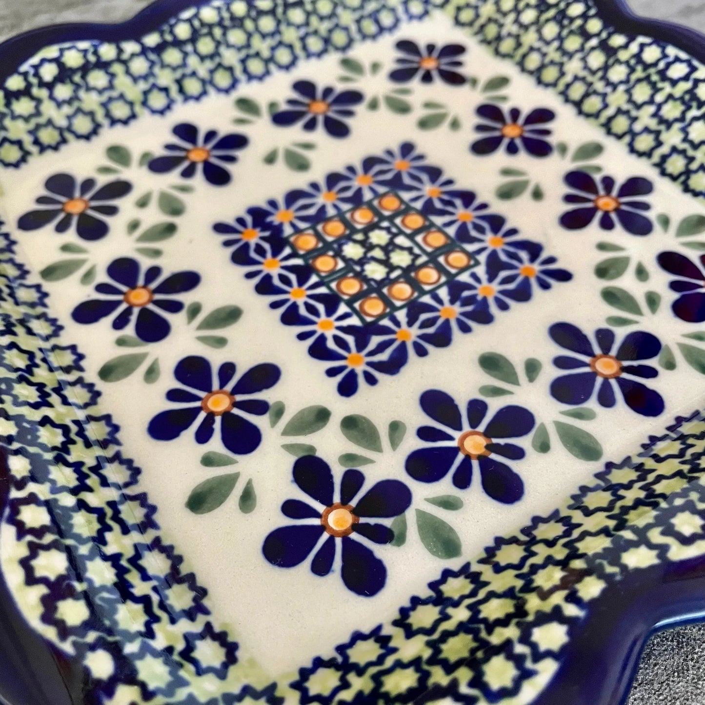 Scandinavia Square Plates (Flower) Super Delivery - TAMURATOKI CO.,LTD