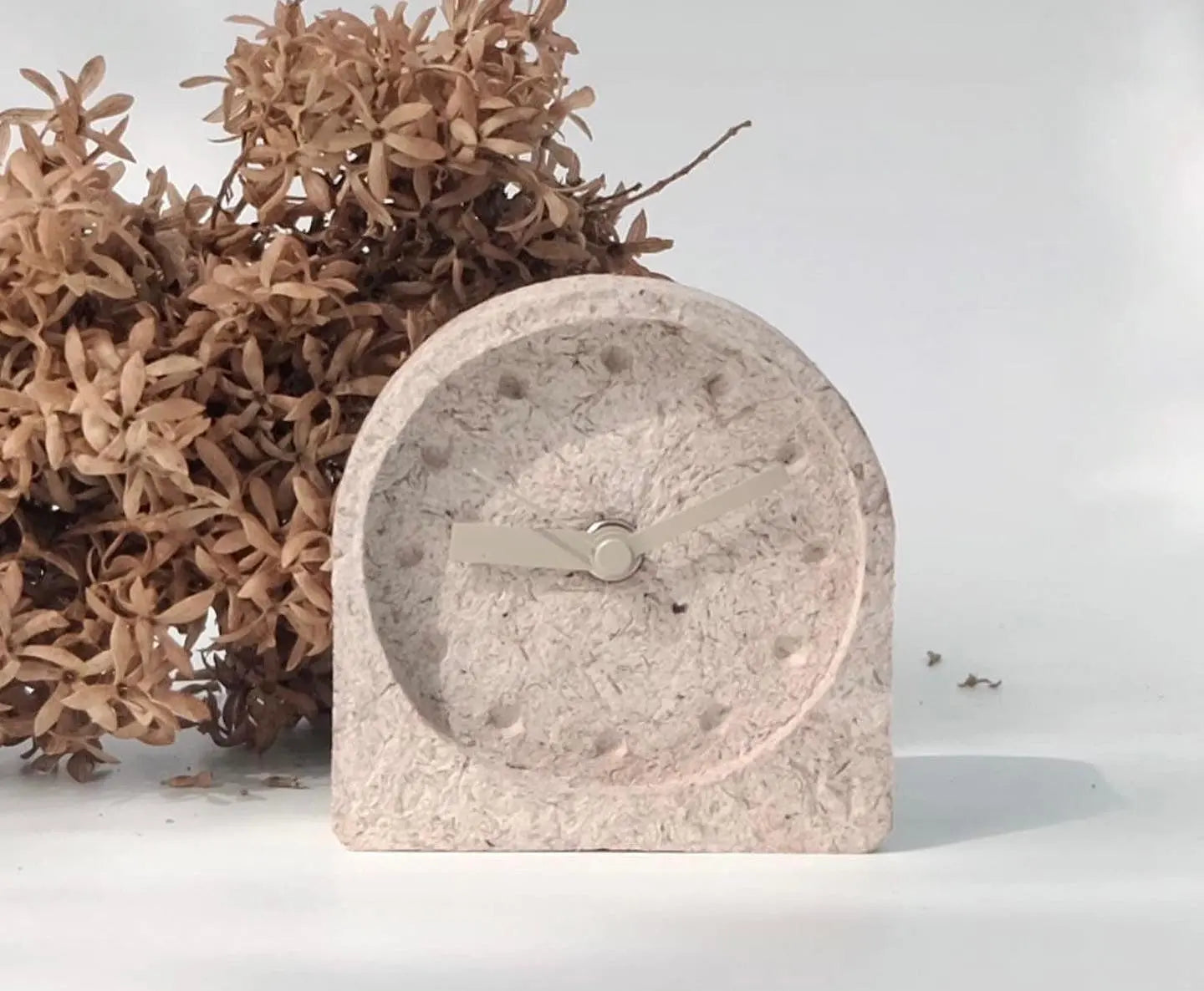 Table Clock from Elephant Poo (S) Hyperdesign-lab