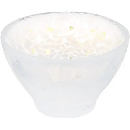 Tsugaru Vidro (津軽びいどろ) Cotton Snow Sake Cup Super Delivery - Neowing