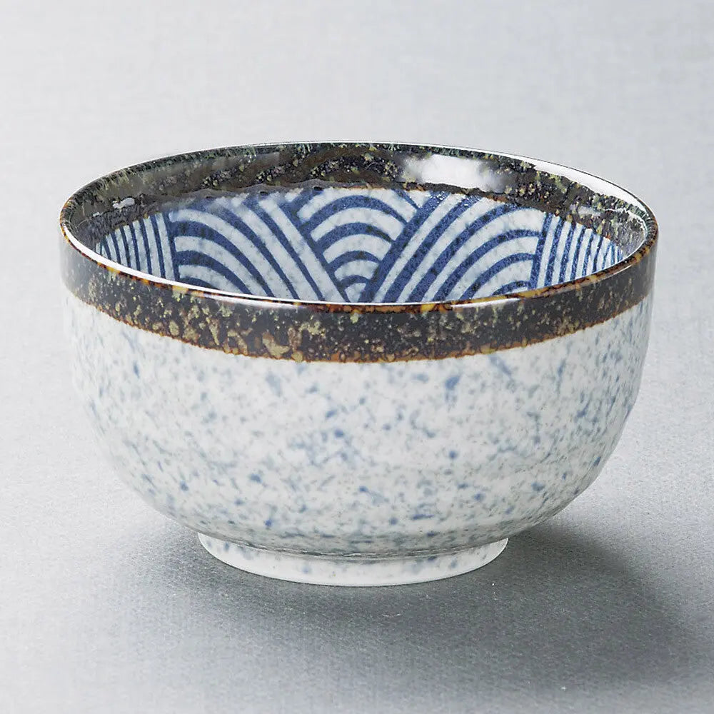 Wave Pattern Small Bowl Super Delivery - Mitsui Pottery