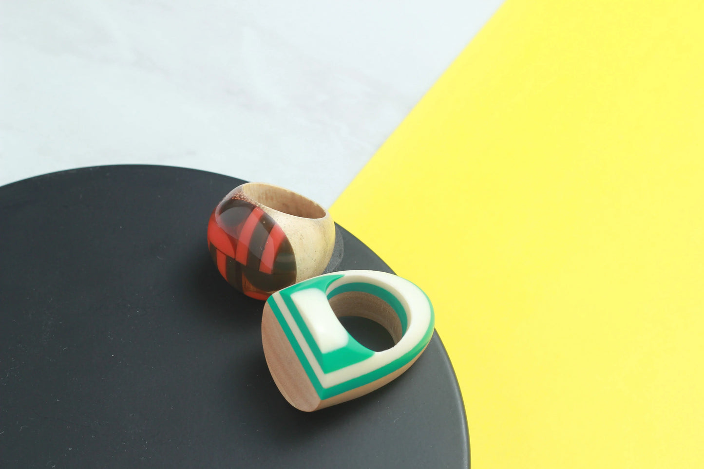 Wooden Ring (Green) dotliving