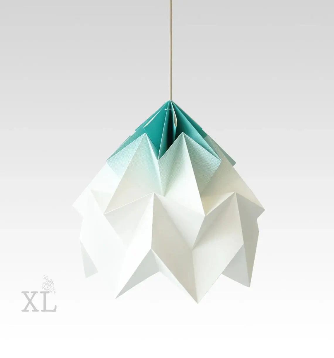 XL Origami Lampshade (Gradient) ETSY - nellianna