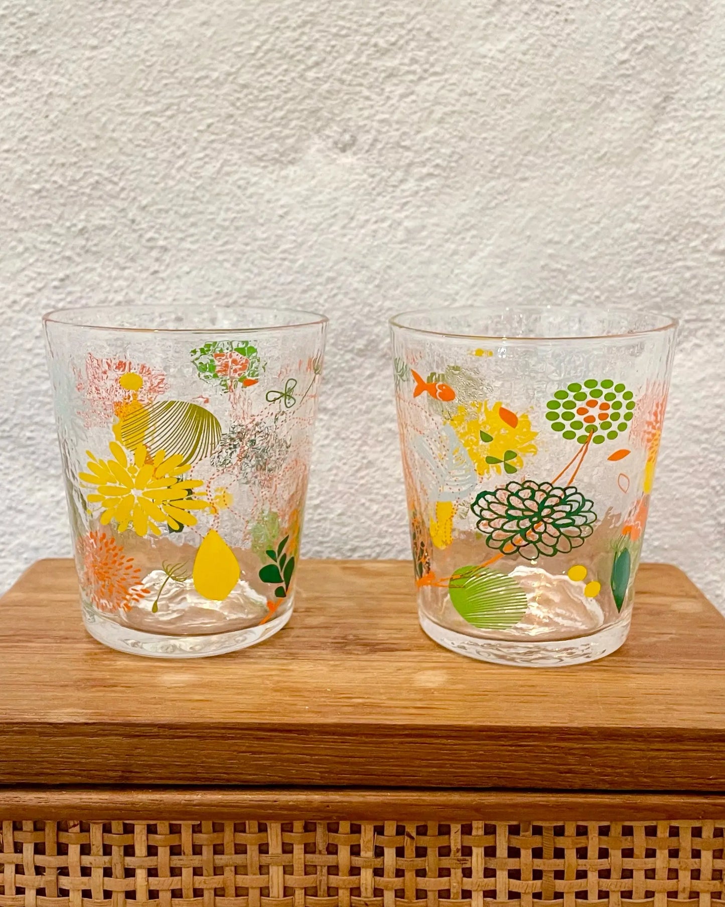Japanese Vintage Glass Cup DOT點子