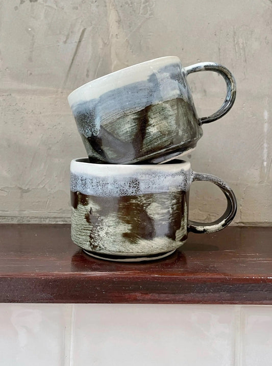 Stylish Pattern Coffee Cup Art Mai