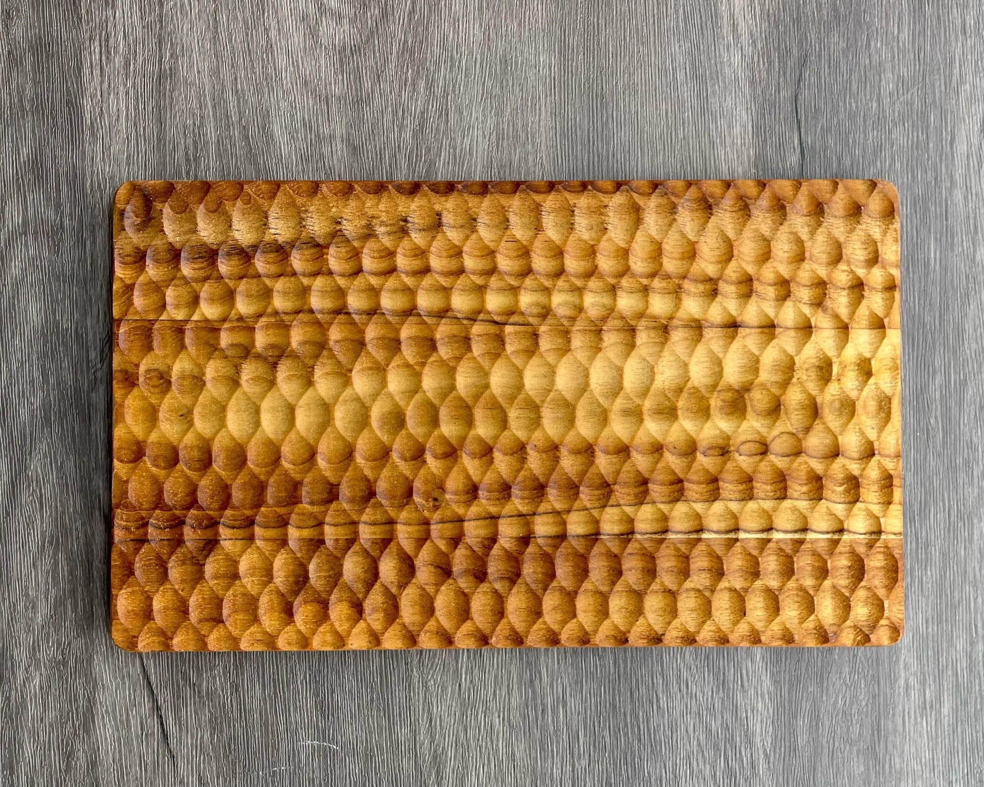 Textured Wooden Plate (Rectangle) The Story Lifestyle