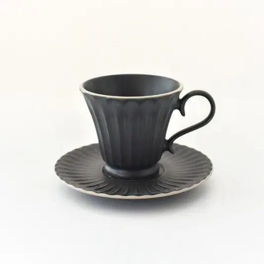 Antique High Coffee Cup with Saucer Pottery Super Delivery - YAMANI