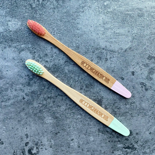 ECO Bamboo Toothbrushes - Kids Goodgreensoul