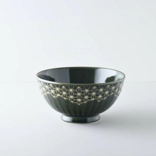 Linen pattern Large Rice Bowl Super Delivery - YAMANI