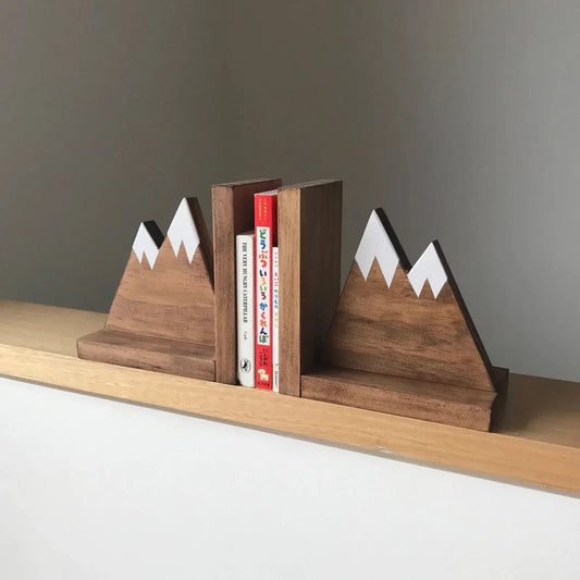 Mountain Peak Book ends ETSY - hachiandtegs