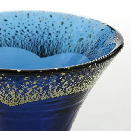 Mt. Fuji Sake Cup (Special Edition) - Blue Super Delivery - Kimoto glass