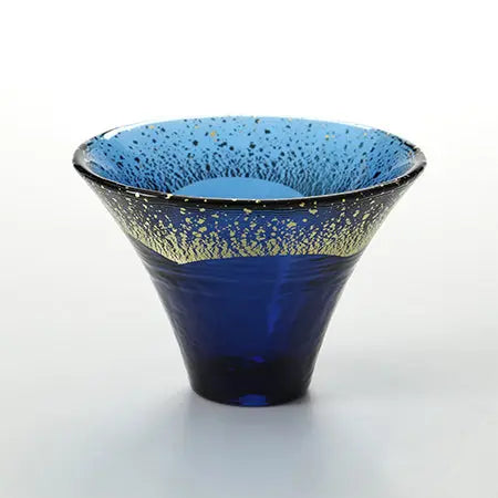 Mt. Fuji Sake Cup (Special Edition) - Blue Super Delivery - Kimoto glass